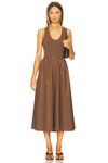 Платье "Audrey" от Elodie The Label, brown - фото