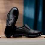 Туфли мужские черные SULEGAO, черные (увеличение роста на 6 см) - фото 6