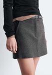 Юбка & other stories A-line skirt, Dark Grey - фото 3