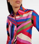 Шелковая рубашка iride Pucci, мультиколор - фото 4