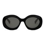 CELINE Солнцезащитные очки овальной формы Eyewear Oval Frame, Black - фото 4