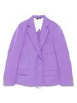GCDS меланжевый пиджак, фиолетовый - фото