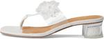Сандалии J. Renee Flowerfly, цвет Clear/White/Gold - фото 4