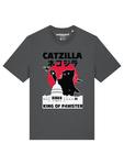 Футболка Catzilla серого цвета wat? Apparel - фото 2