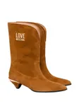 Ботинки с логотипом Love Moschino, коричневый - фото 2