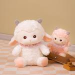 Плюшевая овца, высота 20см/30см Tak Bebe, белый - фото 7