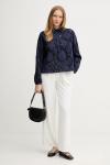 Хлопковая блузка NOLIN Mos Mosh, синий - фото 2