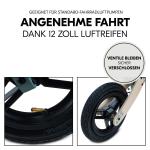 Колесо balance n ride Hauck, серо-голубой - фото 7