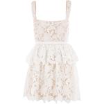 Мини-платье Self portrait с кружевными ярусами Self-portrait, белый - фото 3