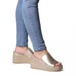 Сандалии Toni Pons Marlene esparto wedge, бежевый - фото 4