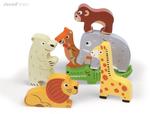 Janod, деревянный пазл 3D Зоопарк - фото 6