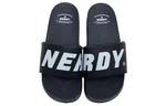 Шлепанцы унисекс темно-синие Nerdy - фото 5
