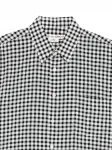 Рубашка в клетку гингем COMME DES GARCONS, черный - фото 3