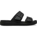 Crocs Brooklyn Buckle Low slides, черный - фото 3