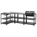 Кухонная раковина ut/chrcl барбекю, на открытом воздухе GRILLSKÄR IKEA, 258x147 см, цвет steel - фото