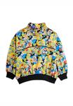 Толстовка Mini Rodini RITZRATZ PATCH HALF ZIP UNISEX, Multi/Multi-Coloured - фото