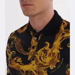 Рубашка-Поло узкого кроя Versace, черный - фото 4