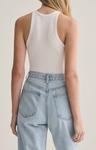 Боди Rianne High Neck Racerback в белом цвете AGOLDE - фото 4