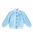 Бомбер с логотипом Palm Angels, синий - фото