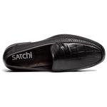 Лоферы мужские черный Satchi - фото 3