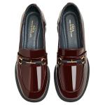 Лоферы женские Tata, цвет Burgundy - фото 8