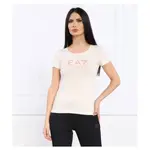 Облегающая футболка Ea7, экрю - фото 2