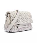 Сумочка с подушкой Karl Lagerfeld, экрю - фото 4