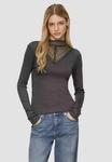 Топ QS Long sleeved top, Grau/Grey - фото
