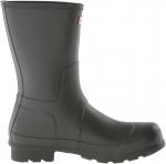 Резиновые сапоги Hunter Original высокие с логотипом, темно-оливковый - фото 6