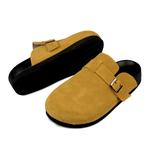 Сабо с закрытым носком унисекс New Korea, желтый - фото 47