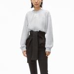 Alexander Wang Женский логотип свитшот grey - фото 6