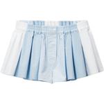 Шорты плиссе Alexander Wang, синий - фото