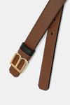 Двусторонний кожаный ремень Bally, коричневый - фото 3