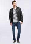 Куртка Mustang Leather jacket, Black - фото 2