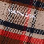 Фланелевая рубашка Check A BATHING APE, черный bkx - фото 5