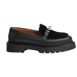 Лоферы женские Hermes, черный - фото 2