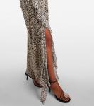 Платье макси Ester из шелкового крепдешина Rixo, Sun Leo Tan - фото 5