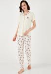 Пижамный комплект REGULAR FIT SET LELA, бежевый - фото 2