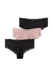 Брифы Lindex LOW MATERNITY 3-PACK, Dusty Pink/Light Pink - фото 5