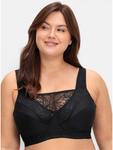 Бюстгальтер без косточек sheego, черный - фото