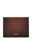 Зернистый кардхолдер Gancini Ferragamo, коричневый - фото 2