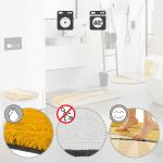 Коврик для ванной REDBEST Duschvorlage halbrund Lynn, желтый - фото 3