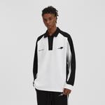 Футболка поло унисекс RASS, черно-белая - фото 6