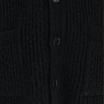 Кардиган женский Balenciaga Oversized, черный - фото 8