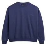 Толстовка Superdry Essential Logo Gd Relax Crew, синий - фото 3