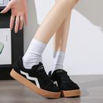 Slip Resistant Low top Skateboard Shoe Style Unisex Medd, черный - фото 10