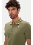 Поло regular fit Jud K1125DW K-Way, зелёный - фото 4