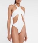 Купальник с вырезами MUGLER, белый - фото 2