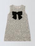 Детское платье с бантом и пайетками John Lewis, Multi - фото 3