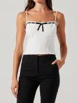 Пайтон топ Astr The Label, белый - фото